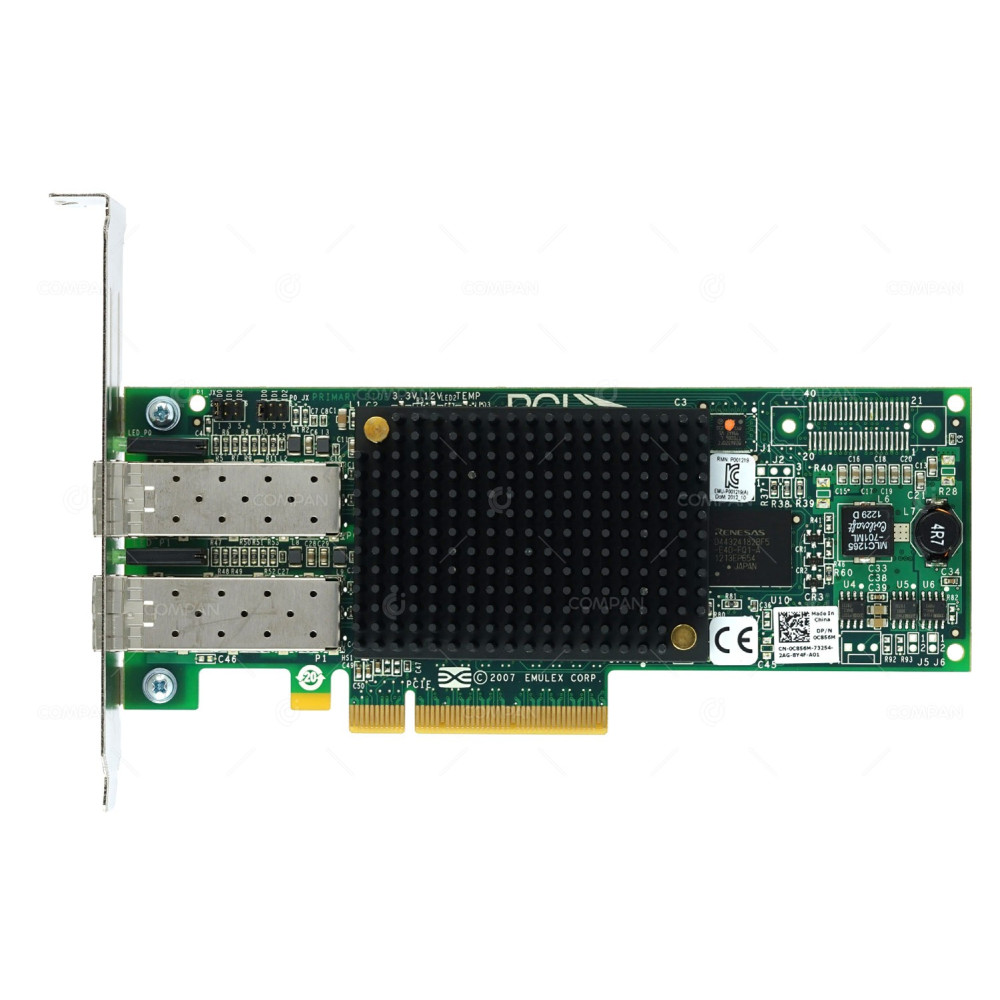 C856M DELL EMULEX LPE12002 DUAL PORT 8GB SFP+ ADAPTER